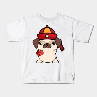 Lunar New Year Pug Kids T-Shirt